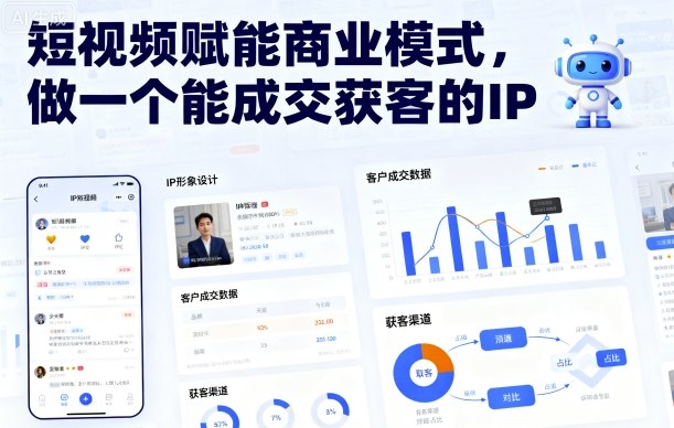 短视频赋能商业模式,做一个能成交获客的IP-钱叫兽