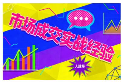 市场成交实战经验，从认知觉醒到实操落地，快速掌握市场开拓与成交核心能力-钱叫兽