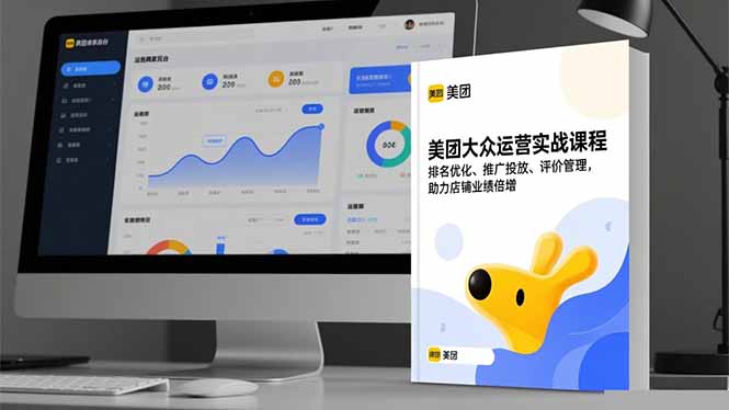 美团大众运营实战课程，排名优化、推广投放、评价管理，助力店铺业绩倍增-钱叫兽